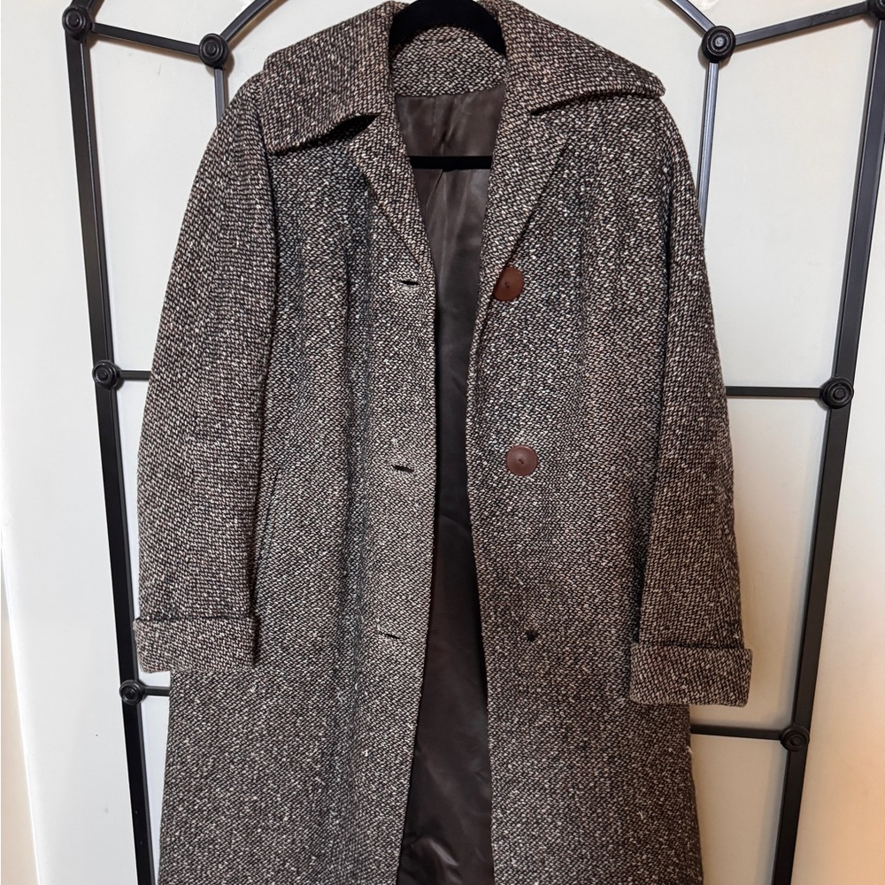 Vintage Shagmoor 1950-1960’s Button-down Coat - Brown